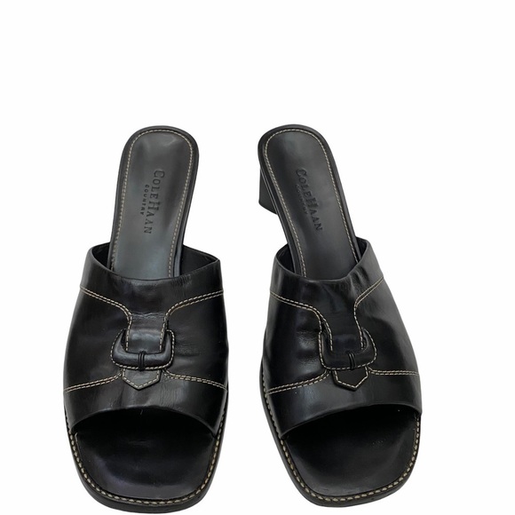 Cole Haan Breck Slip On Sandals Black Sz 9.5 - Picture 3 of 9